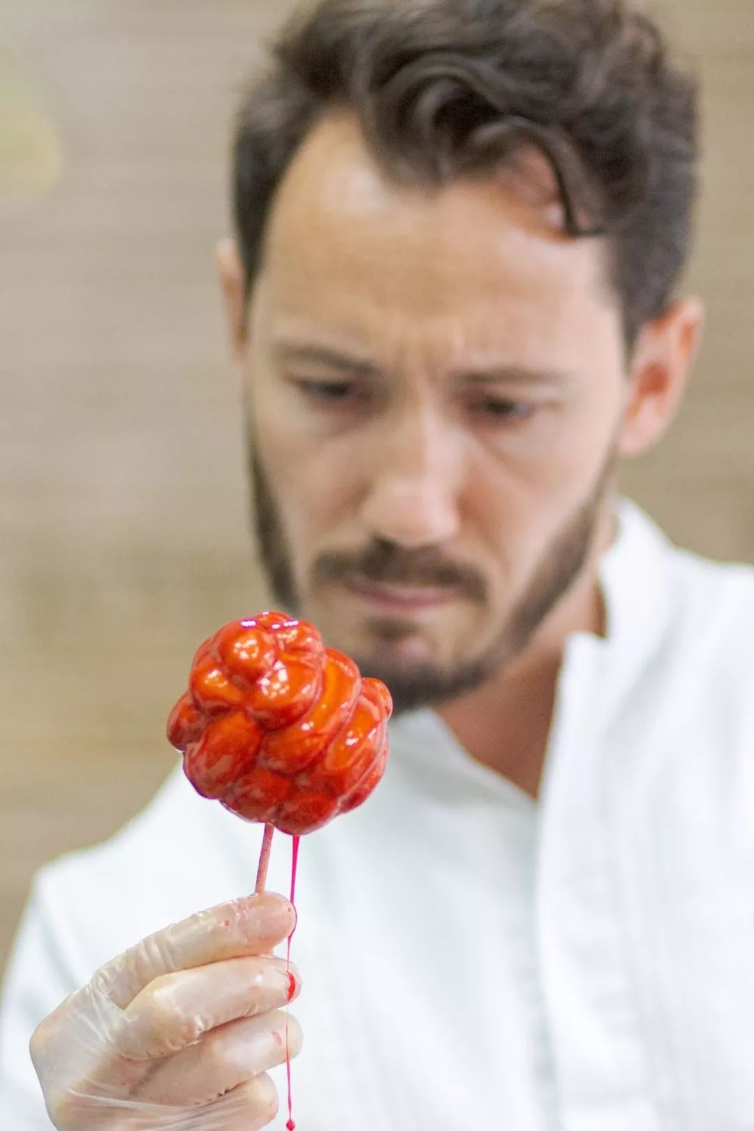 蜜桃涩 涩：在这里并非贬义